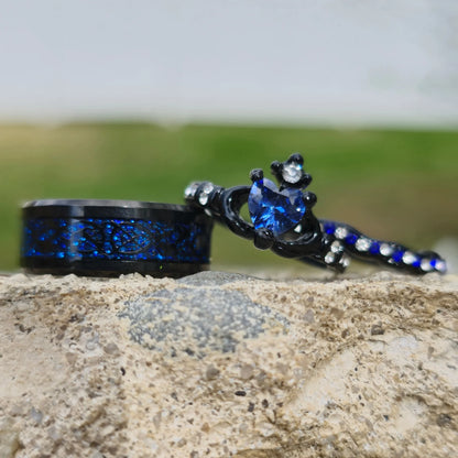 Bluefire Eternity Promise Ring